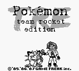 Pokemon TRE - Team Rocket Edition Title Screen